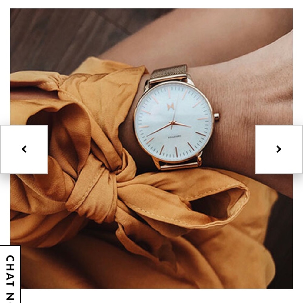 MVMT Rose Gold Sunset Watch